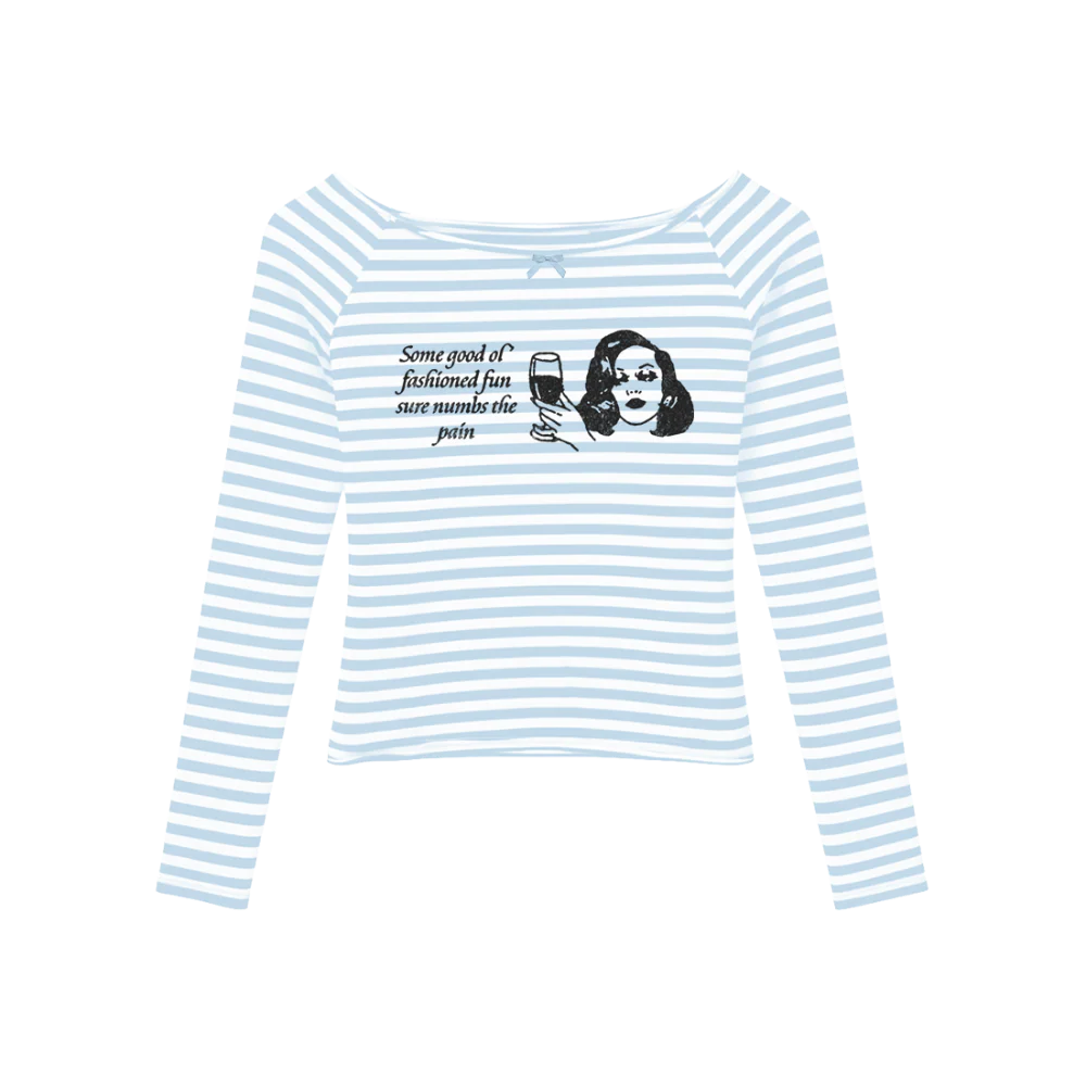 Good Ol' Fashioned Fun Striped Longsleeve